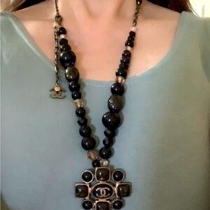Chanel Gripoix set necklace and Ring size 7